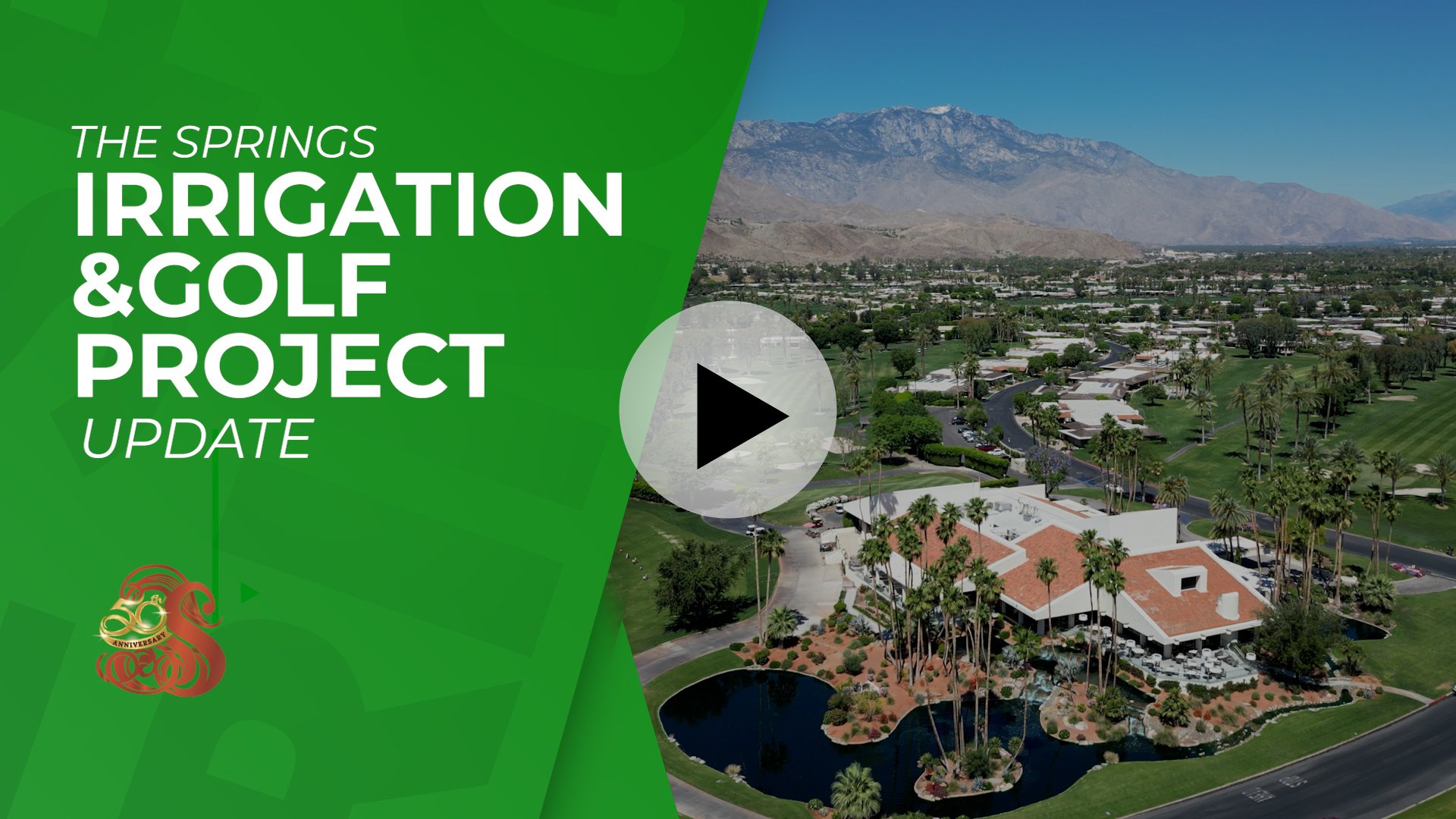 Irrigation & Golf Project Update - cover