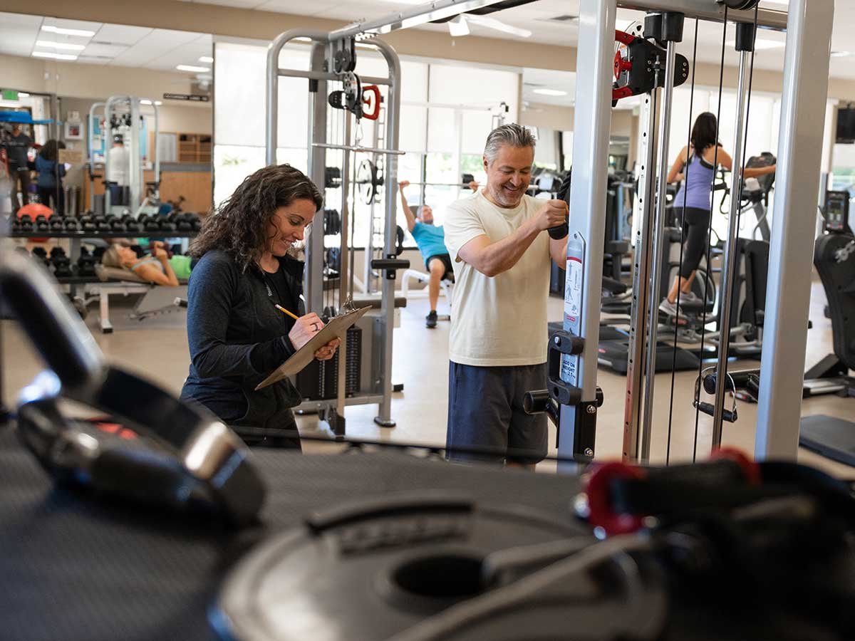 The Gym at The Springs Country Club in Rancho Mirage